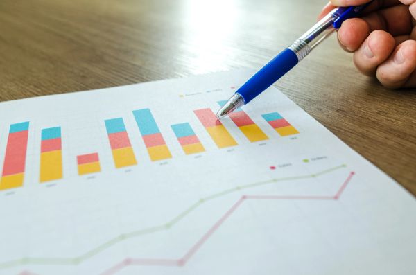 Photo of a report analysing market trends