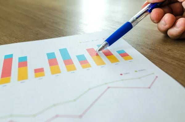 Photo of a report analysing market trends
